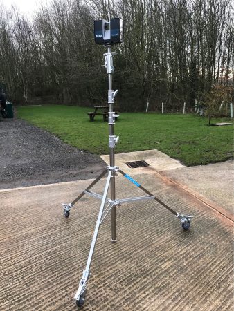 Laser scanner tripod Hire Brent