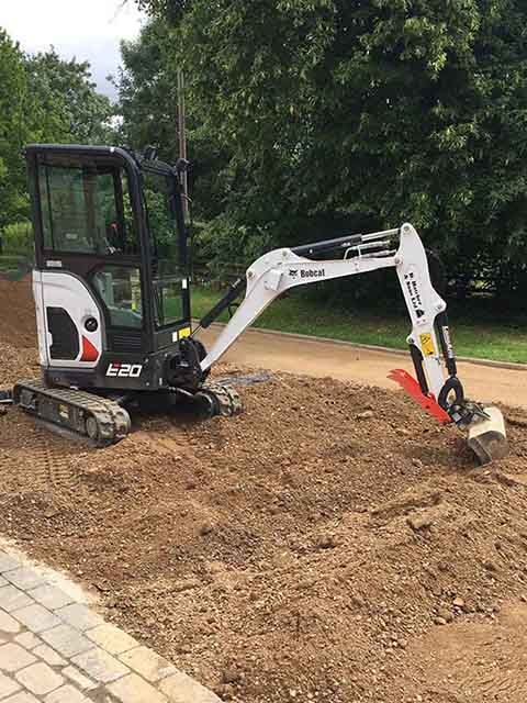 Soil levelling machine Hire Brent