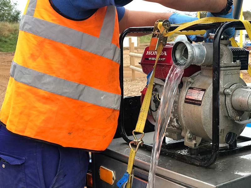 Water pumping station Hire Brent