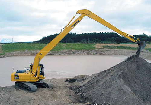 Long reach excavator Hire Brent