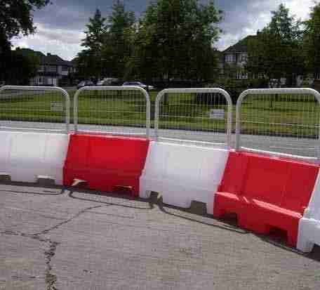 Water filled barrier Hire Brent